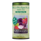 The Republic of Tea - Decaf Wild Berry Plum Green Tea - 50 Tea Bags, Tin | Fruit Tea | Decaffeinated