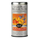 The Republic of Tea Ginger Peach Chocolate Truffle Black Tea Bags 50 CT
