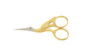 Gingher 01-005280 Stork Embroidery Scissors, 3.5 Inch - Gold