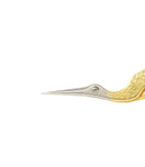 Gingher 01-005280 Stork Embroidery Scissors, 3.5 Inch - Gold