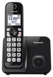 Panasonic Expandable Cordless Phone System with Call Block and High Contrast Displays and Keypads - 1 Cordless Handset - KX-TGD510B (Black)