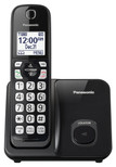 Panasonic Expandable Cordless Phone System with Call Block and High Contrast Displays and Keypads - 1 Cordless Handset - KX-TGD510B, Black