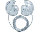 Doc's ProPlugs - Preformed Protective Vented Earplugs (Pair) Clear With Leash-Medium-Small