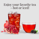 The Republic of Tea Pomegranate Superfruit Full-Leaf Loose Green Tea, 3.5 Oz Tin | Steeps 50 Cups