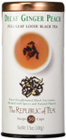 The Republic of Tea Decaf Ginger Peach Black Full-Leaf Tea, 3.5 Ounce, 50 Count