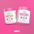 obvi, Hello & Goodbye Energy + Hormonal Imbalance Stack, Mood Enhancer, Mental Clarity (30 Servings)