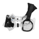 IST ProEar Dive Mask with Ear Covers, Scuba Diving Pressure Equalization Gear, Tempered Glass Twin Lens | Black