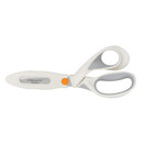 Fiskars Crafts PowerCut Softgrip Shears, 8-Inch | White/Gray