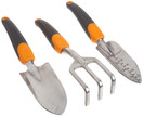 Fiskars 384490-1001 Ergo Garden Tool Set | Regular Package, Black/Orange