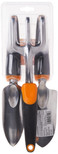 Fiskars 384490-1001 Ergo Garden Tool Set | Regular Package, Black/Orange