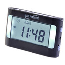 Serene Innovations VA3 Vibrating Travel Alarm Clock - Black