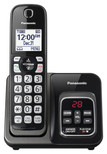 Panasonic Expandable Cordless Phone System with Call Block and Answering Machine - 1 Cordless Handsets - KX-TGD530M (Metallic Black)