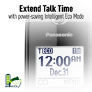 Panasonic Expandable Cordless Phone System w/ Call Block and Answering Machine - 1 Cordless Handsets - KX-TGD530M (Metallic Black)