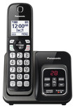 Panasonic Expandable Cordless Phone System w/ Call Block and Answering Machine - 1 Cordless Handsets - KX-TGD530M (Metallic Black)