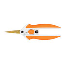 Fiskars 190520-1001 Titanium Micro-Tip Easy Action Scissors, 5 Inch, Orange