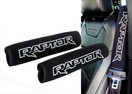 Black Neoprene Automotive Seat Belt Covers Safety Shoulder Pad Travel Bag Straps