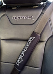 Black Neoprene Automotive Seat Belt, Covers Safety Shoulder Pad Travel Bag Straps 