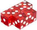 Trademark Poker 10-DC19RED 19mm A Grade Serialized Set of Casino Dice (Red)