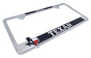 Elektroplate Native Texan Metal License Plate Frame, Metal