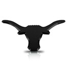 University of Texas Longhorn Black Chrome Car Emblem