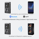 WH-05373 Surfans F20 HiFi MP3 Player with Bluetooth, Lossless DSD High Resolution Digital Audio Music Player, High-Res Portable Audio Player w/ 32GB Memory Card, Support up to 256GB