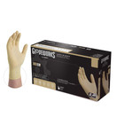 GLOVEWORKS HD Industrial Ivory Latex Gloves, Box of 100, 8 Mil, Size Small, Powder Free, Textured, Disposable, ILHD42100-BX