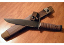 Ontario OKC3S Marine Bayonet, Tan Handle, Black Blade, w/Sheath