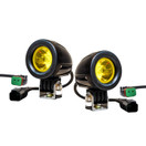 OZ-USA Amber Mini Trail Lights LED CREE Spot Motorcycle Offroad Dual Sport Enduro Fog | 20 watts