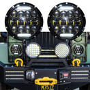 7" OZ-USA 75w High Output Military LED Headlight 24 volts M35a2 M35 M35a3 M923 Truck HMMWV M998 DIESEL