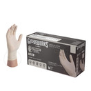 GLOVEWORKS Industrial White Latex Gloves - 4 mil, Powdered, Textured, Disposable, Small, TL42100-BX - Box of 100