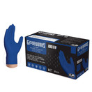 GLOVEWORKS HD Royal Blue Nitrile Industrial Gloves - 6 Mil, Raised Diamond Texture - Medium