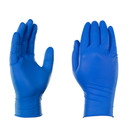 GLOVEWORKS HD Royal Blue Nitrile Industrial Gloves - 6 Mil, Raised Diamond Texture - Medium