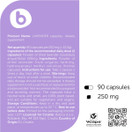 Bobica's Premium European Organic Lavender Capsules | 250 mg | 90 Vcaps | GMO Free, Gluten Free, All Natural | for Vegetarians and Vegans |