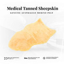 Medical Sheepskin Pelt Pads for Bedsores and Pressure Sores, Large Size | 38â x 24â x 1â