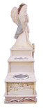 Angel with Baby Jesus Advent Candleholder - 10 1/4 Inch