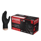 GLOVEWORKS HD Black Nitrile Industrial Gloves, 6 Mil, Raised Diamond Texture