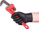 GLOVEWORKS HD Black Nitrile Industrial Gloves, 6 Mil, Raised Diamond Texture