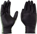 GLOVEWORKS HD Black Nitrile Industrial Gloves, 6 Mil, Raised Diamond Texture