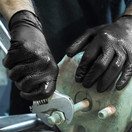 GLOVEWORKS HD Black Nitrile Industrial Gloves - 6 Mil, Raised Diamond Texture