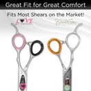 Kenchii Extra Soft Premium Quality Shear Finger Ring Inserts Thick | Pink - KEFIB-Pink