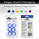 Kenchii Extra Soft Premium Quality Shear Finger Ring Inserts Thick | Pink - KEFIB-Pink