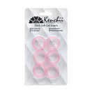 Kenchii Extra Soft Premium Quality Shear Finger Ring Inserts Thick | Pink - KEFIB-Pink