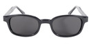 Pacific Coast Original KD's Biker Sunglasses (Black Frame/Smoke Lens) 2010