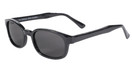 Pacific Coast Original KD's Biker Sunglasses (Black Frame/Smoke Lens) 2010