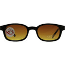 Original KD's Biker Sunglasses with ""Blue Buster"" Amber Lenses