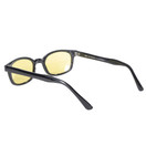 Original X-KD's Biker Yellow Lenses Black Frames Sunglasses 10112