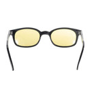 Original X-KD's Biker Yellow Lenses Black Frames Sunglasses - 10112