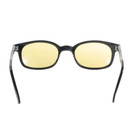 Original X-KD's Biker Yellow Lenses Black Frames Sunglasses | 10112