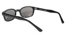 Pacific Cost Original KD's Biker Sunglasses (Black Frame/Silver Mirror Lens) 20110