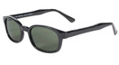 Pacific Coast Original KDs Biker Sunglasses Dark Green - 2126